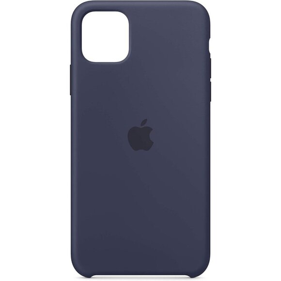 Apple iPhone 11 Pro Max Silicone Phone Case Midnight Blue - Picture 1 of 4